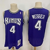 Kings 4 Chris Webber Purple 1998-99 Hardwood Classics Jersey,baseball caps,new era cap wholesale,wholesale hats